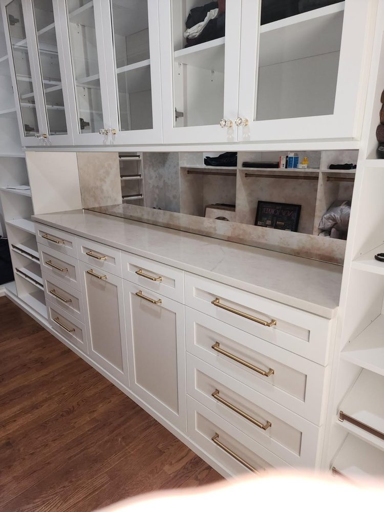 Inside the Accurate Glass & Mirror showroom in North Jersey