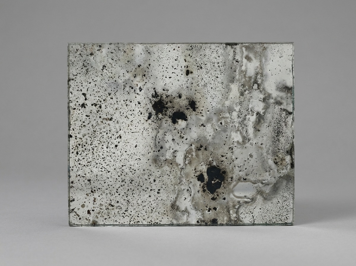 Bold and artistic distressed antique mirror finishes