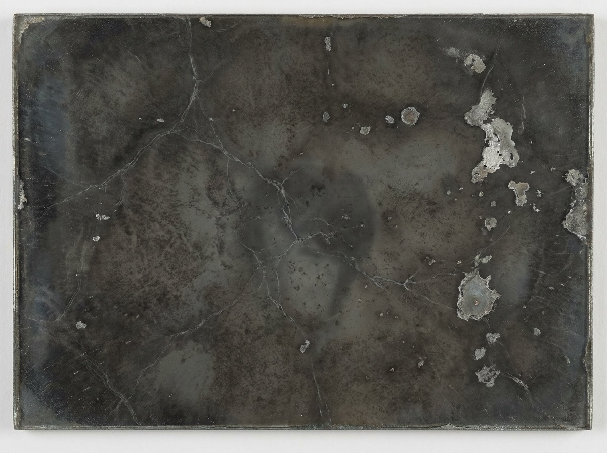 Smoke and grey antique mirror finishes