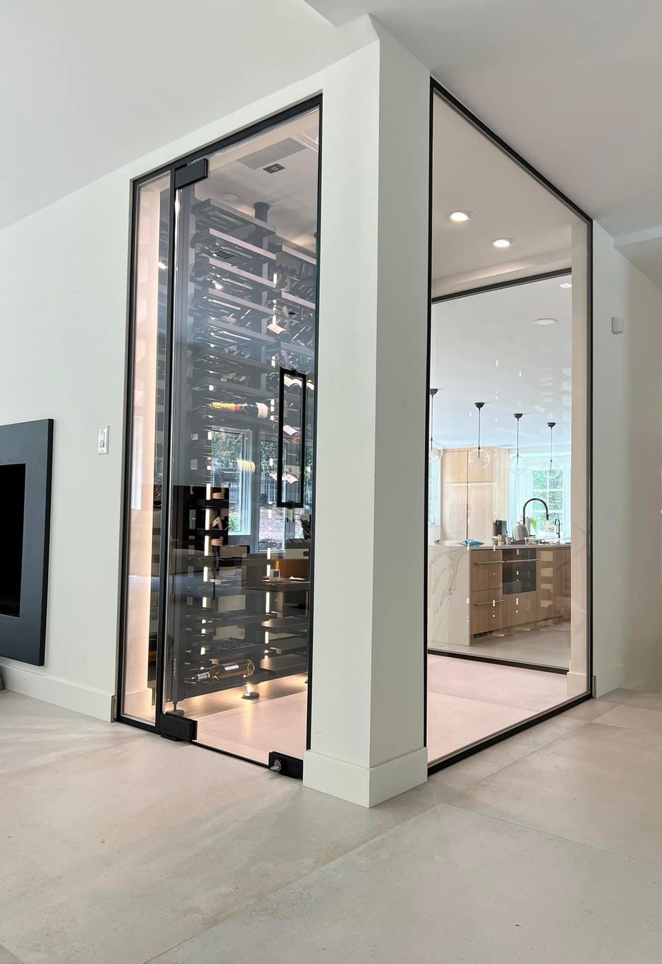 Commercial glass storefront and partitions in Ridgewood, NJ